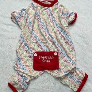 Dog Christmas Pajamas - Size Large